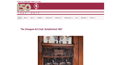 Desktop Screenshot of glasgowartclub.co.uk